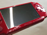 PSP-2000 DEEP RED Console Japan - With Defects GE1529