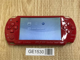 PSP-2000 DEEP RED Console Japan - With Defects GE1530