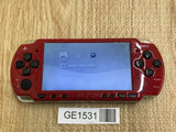 PSP-2000 DEEP RED Console Japan - With Defects GE1531