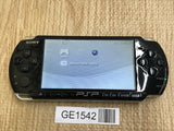 PSP-3000 PIANO BLACK Console Japan - With Defects GE1542