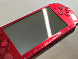 PSP-3000 RADIANT RED Console Japan - With Defects GE1564