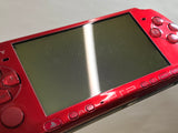 PSP-3000 RADIANT RED Console Japan - With Defects GE1565