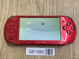 PSP-3000 RADIANT RED Console Japan - With Defects GE1565