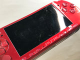 PSP-3000 RADIANT RED Console Japan - Not Working GE1566