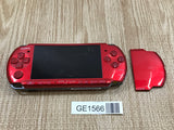 PSP-3000 RADIANT RED Console Japan - Not Working GE1566