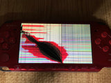 PSP-3000 RADIANT RED Console Japan - With Defects GE1567