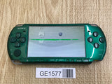 PSP-3000 SPIRITED GREEN Console Japan - With Defects GE1577