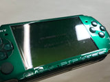 PSP-3000 SPIRITED GREEN Console Japan - With Defects GE1578