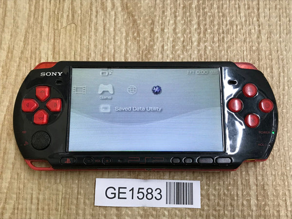 備品PSP3000 Sony PSP-3000 Console Black One Piece ROMANCE DAWN Limited w/etc