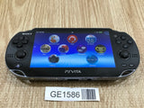 PS Vita PCH-1000 CRYSTAL BLACK Console Japan - Tested Working GE1586