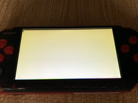 PSP-3000 BLACK & RED Console Boxed Japan - Tested Working GE1596