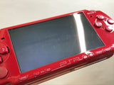 PSP-2000 DEEP RED Console Japan - With Defects GE1633