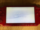 PSP-2000 DEEP RED Console Japan - With Defects GE1633