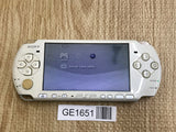 PSP-3000 PEARL WHITE Console Japan - With Defects GE1651