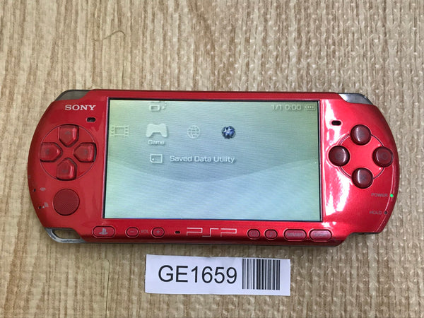 PSP-3000 RADIANT RED Console Japan - With Defects GE1659 – J4U.co.jp