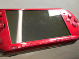 PSP-3000 RADIANT RED Console Japan - With Defects GE1659