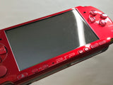 PSP-3000 RADIANT RED Console Japan - Tested Working GE1660
