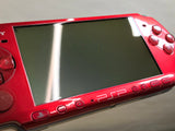 PSP-3000 RADIANT RED Console Japan - With Defects GE1661