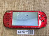 PSP-3000 RADIANT RED Console Japan - With Defects GE1662