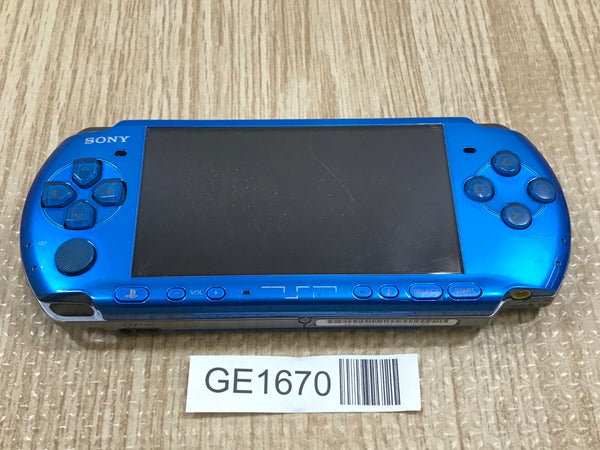 PSP-3000 VIBRANT BLUE Console Japan - Not Working GE1670 – J4U.co.jp