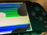 PSP-3000 SPIRITED GREEN Console Japan - With Defects GE1673