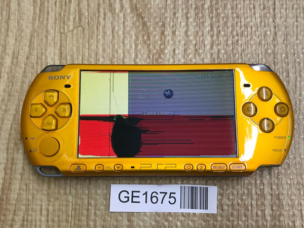 PSP-3000 BRIGHT YELLOW Console Japan - With Defects GE1675 – J4U.co.jp