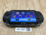 PS Vita PCH-1000 CRYSTAL BLACK Console Japan - Tested Working GE1681