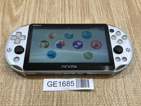 値下げ交渉ok! PlayStation®Vita（PCH-2000シリーズ） PS Vita PCH-2000 SILVER Console Japan - Tested Working GE1685