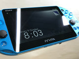 PS Vita PCH-2000 AQUA BLUE Console Boxed Japan - Tested Working GE1688