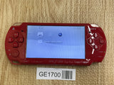 PSP-2000 DEEP RED Console Japan - With Defects GE1700