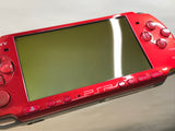 PSP-3000 RADIANT RED Console Japan - With Defects GE1724