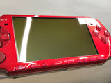 PSP-3000 RADIANT RED Console Japan - With Defects GE1724