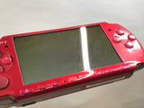 PSP-3000 RADIANT RED Console Japan - With Defects GE1725