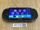 PS Vita PCH-1000 CRYSTAL BLACK Console Japan - Tested Working GE1736