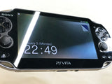 PS Vita PCH-1000 CRYSTAL BLACK Console Japan - Tested Working GE1736