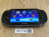 PS Vita PCH-1000 CRYSTAL BLACK Console Japan - With Defects GE1738