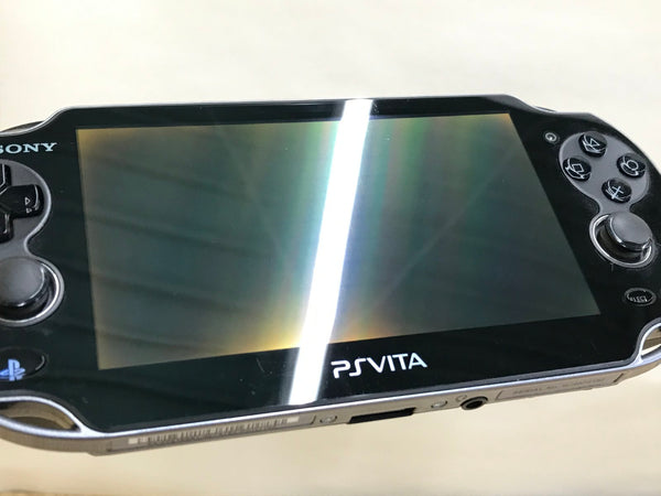 PS Vita PCH-1000 CRYSTAL BLACK Console Japan - With Defects GE1738