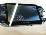 PS Vita PCH-1000 CRYSTAL BLACK Console Japan - With Defects GE1738