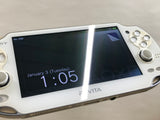 PS Vita PCH-1000 CRYSTAL WHITE Console Japan - Tested Working GE1741