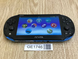 PS Vita PCH-2000 BLUE BLACK Console Japan - Tested Working GE1746