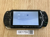 PSP-1000 BLACK Console Japan - With Defects GE1759