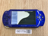 PSP-1000 METALLIC BLUE Console Japan - With Defects GE1778