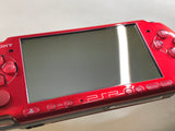 PSP-3000 RADIANT RED Console Japan - With Defects GE1830