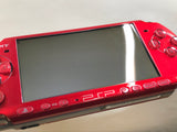 PSP-3000 RADIANT RED Console Japan - With Defects GE1832