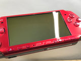 PSP-3000 RADIANT RED Console Japan - With Defects GE1833