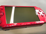 PSP-3000 RADIANT RED Console Japan - With Defects GE1833
