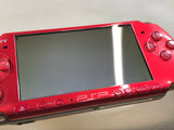 PSP-3000 RADIANT RED Console Japan - With Defects GE1834