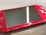 PSP-3000 RADIANT RED Console Japan - With Defects GE1835