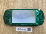 PSP-3000 SPIRITED GREEN Console Japan - With Defects GE1842