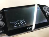 PS Vita PCH-1000 CRYSTAL BLACK Console Japan - With Defects GE1847